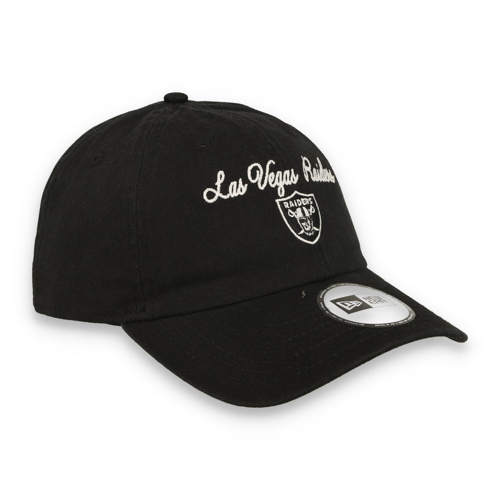 New Era Women Las Vegas Raiders Script Casual Classic Adjustable Hat product image 2, provided for visual reference and