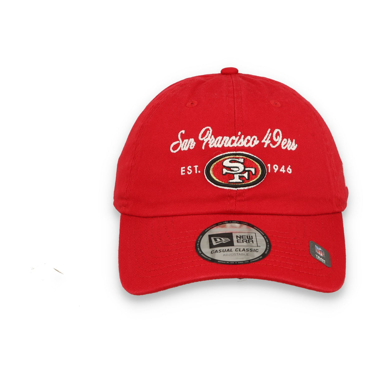 New Era Women San Francisco 49ers Script Casual Classic Adjustable Hat product image 3, provided for visual reference and