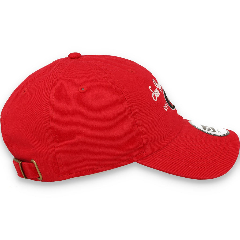 New Era Women San Francisco 49ers Script Casual Classic Adjustable Hat product image 5, provided for visual reference and