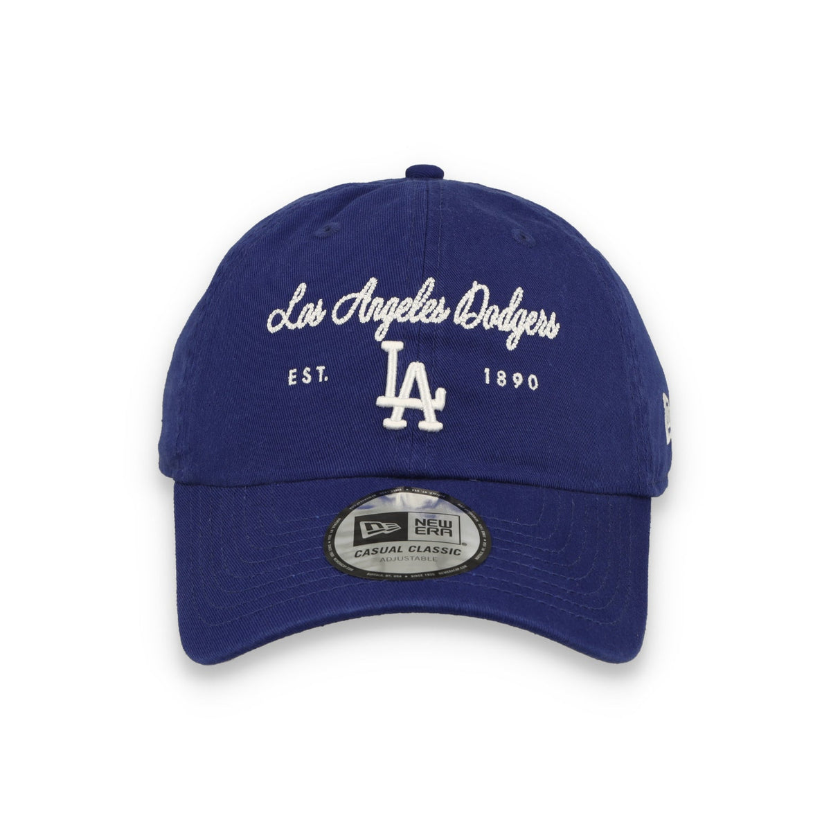 New Era Women Los Angeles Dodgers Script Casual Classic Adjustable Hat - OTC product image 3, provided for visual reference