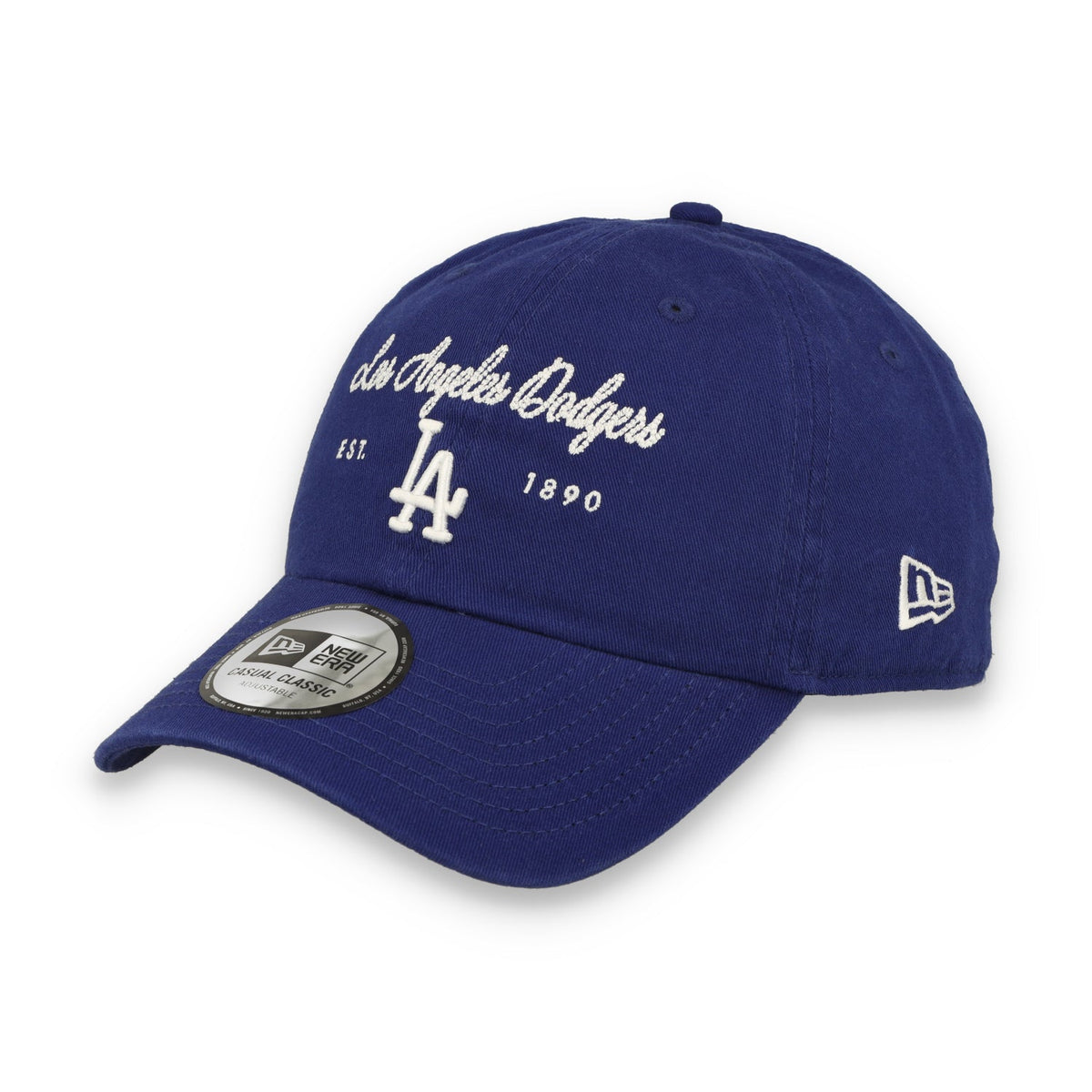 New Era Women Los Angeles Dodgers Script Casual Classic Adjustable Hat - OTC product image 1, provided for visual reference