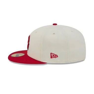 New Era San Francisco 49ers Deceptor Chrome White 59FIFTY Fitted Hat product image 4, provided for visual reference and