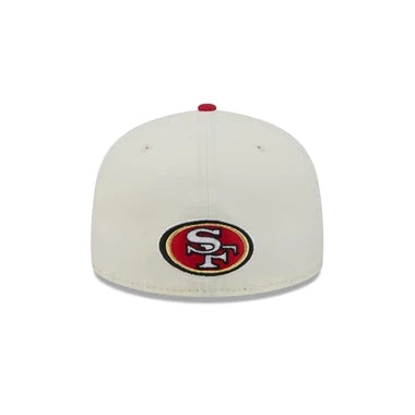 New Era San Francisco 49ers Deceptor Chrome White 59FIFTY Fitted Hat product image 6, provided for visual reference and