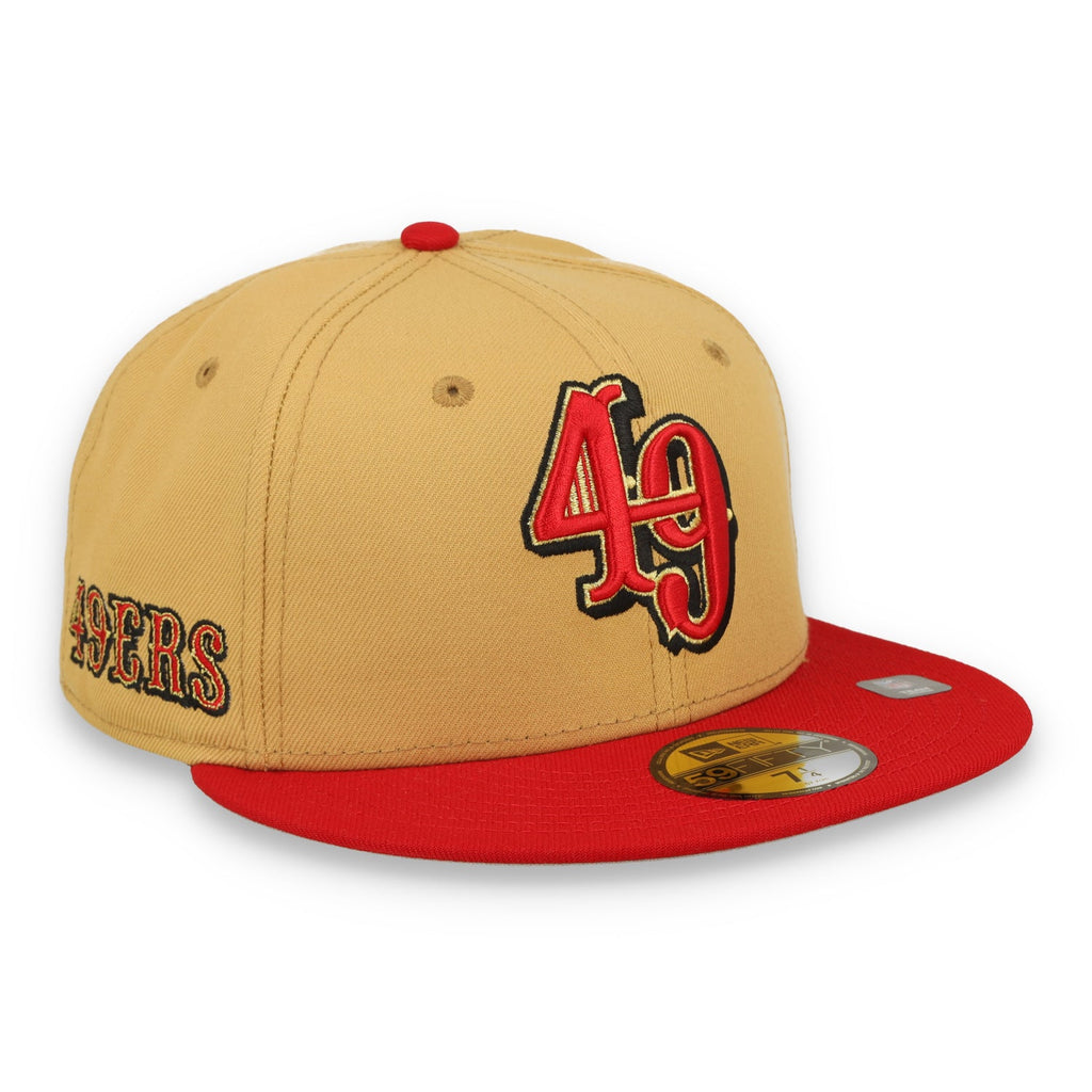 New Era San Francisco 49ers Deceptor Bronze 59FIFTY Fitted Hat product image 1, provided for visual reference and product