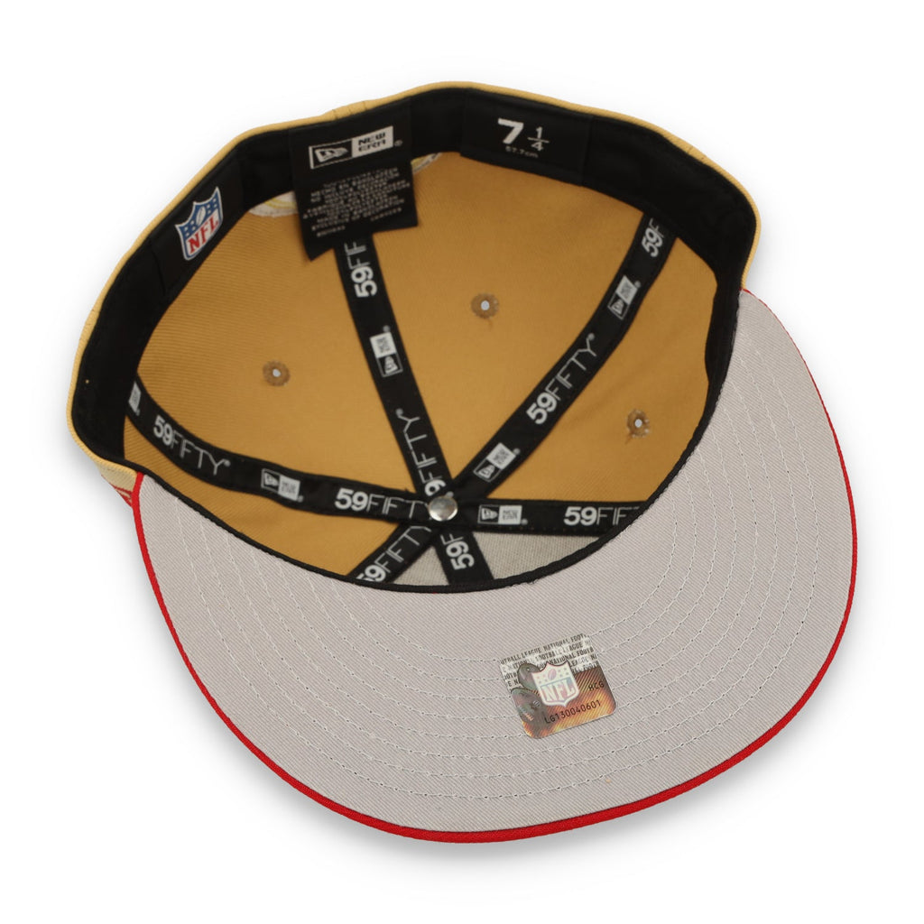 New Era San Francisco 49ers Deceptor Bronze 59FIFTY Fitted Hat product image 7, provided for visual reference and product