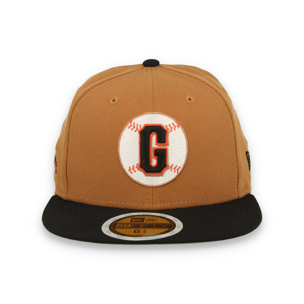 New Era Kids San Francisco Giants 59Fifty Fitted - Camel/Black product image 3, provided for visual reference and product