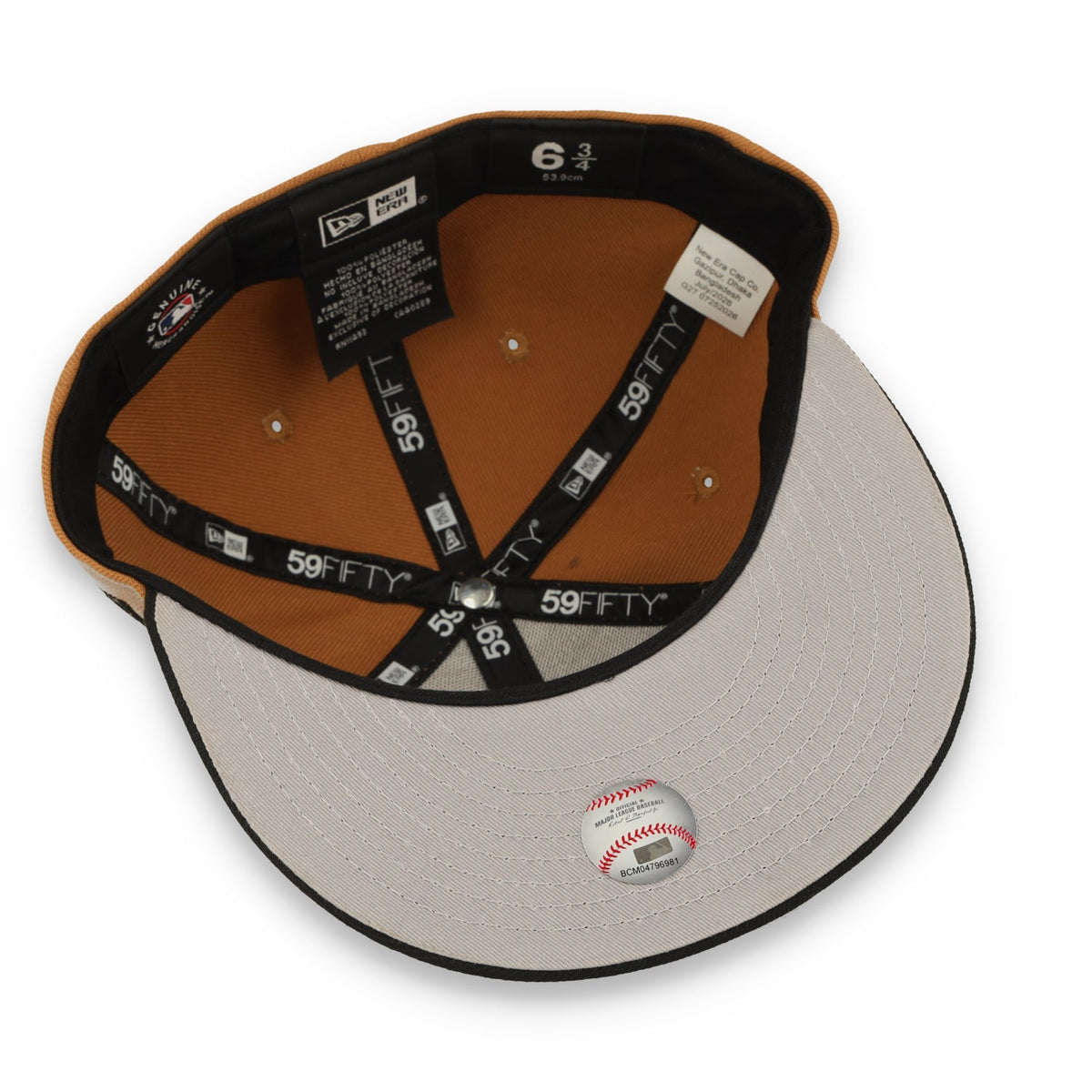 New Era Kids San Francisco Giants 59Fifty Fitted - Camel/Black product image 7, provided for visual reference and product