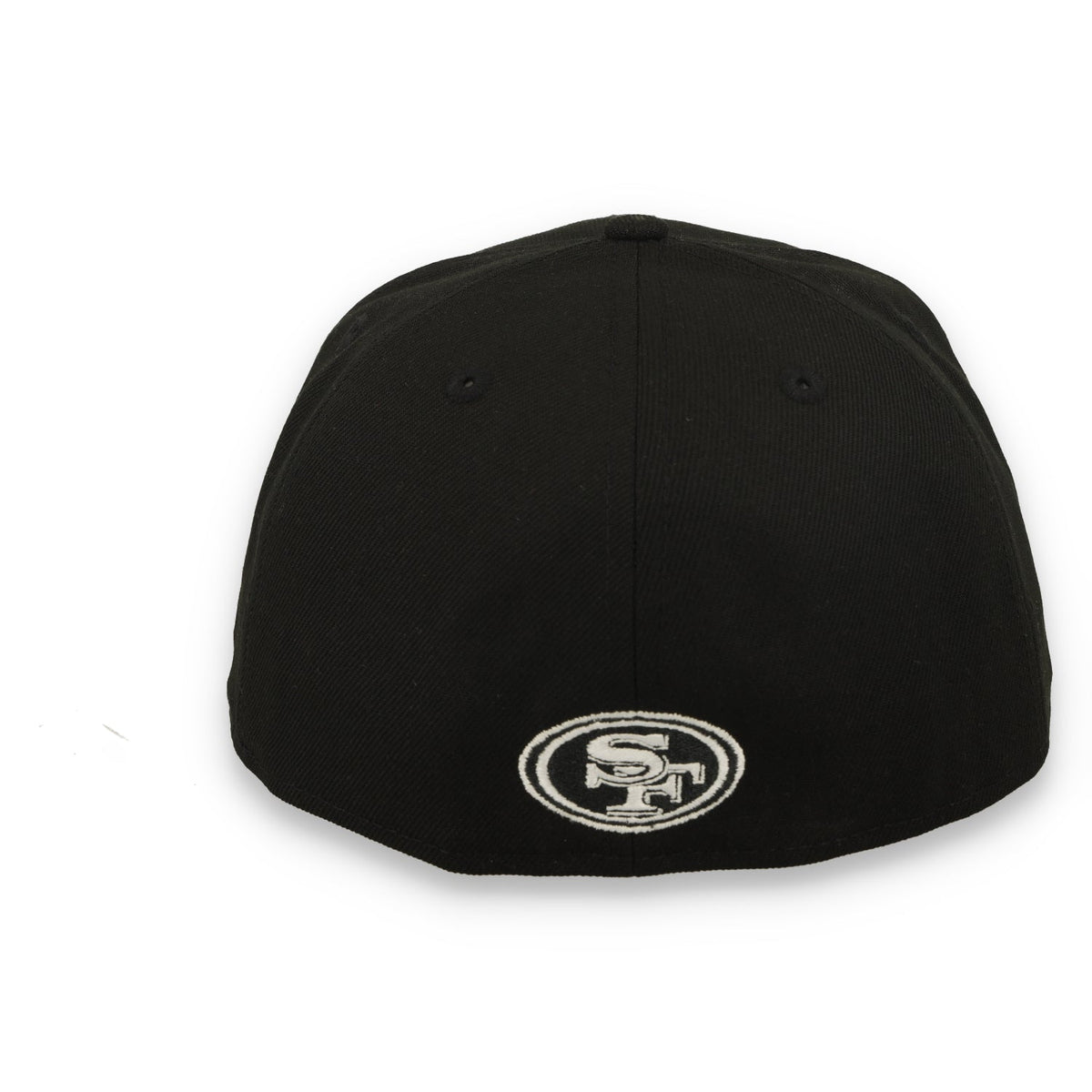 New Era San Francisco 49ers Rhinestone Badge 59FIFTY Fitted Hat - Black product image 6, provided for visual reference and