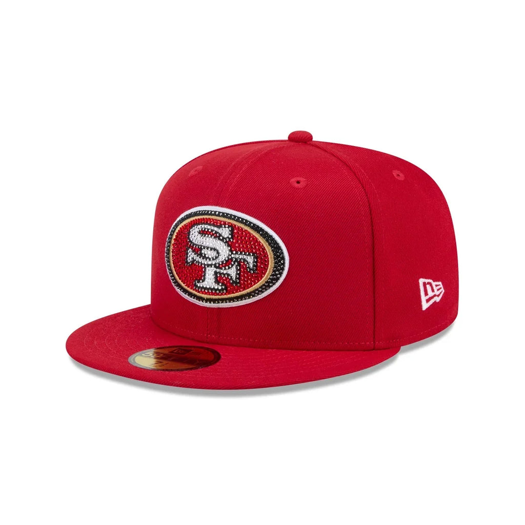 New Era San Francisco Rhinestone Badge 59FIFTY Fitted Hat product image 2, provided for visual reference and product detail