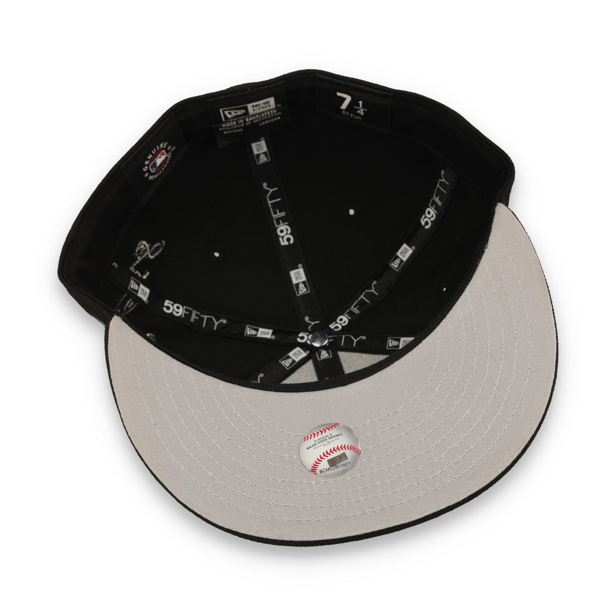 New Era Los Angeles Dodgers Side Script 59FIFTY Fitted Hat - Black product image 7, provided for visual reference and