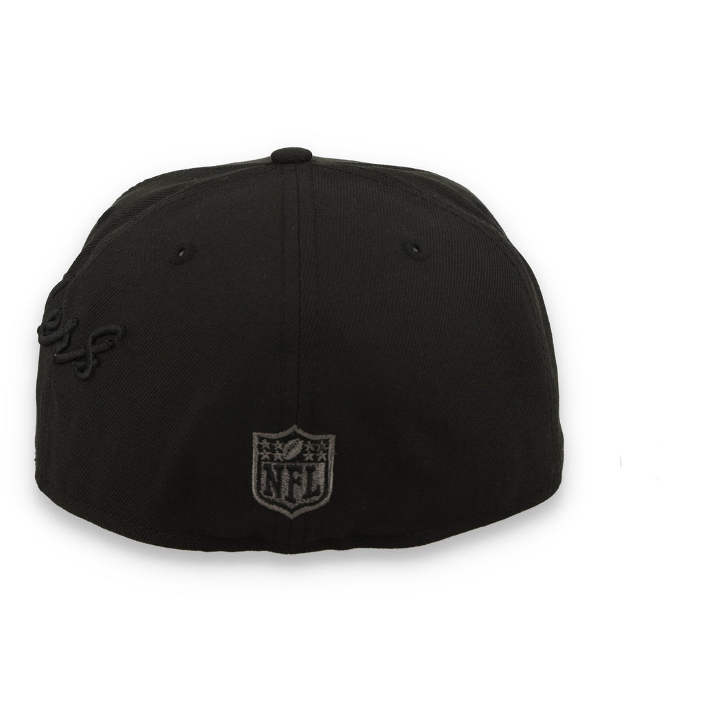 New Era Las Vegas Raiders Side Script 59FIFTY Fitted Hat-Black product image 6, provided for visual reference and product