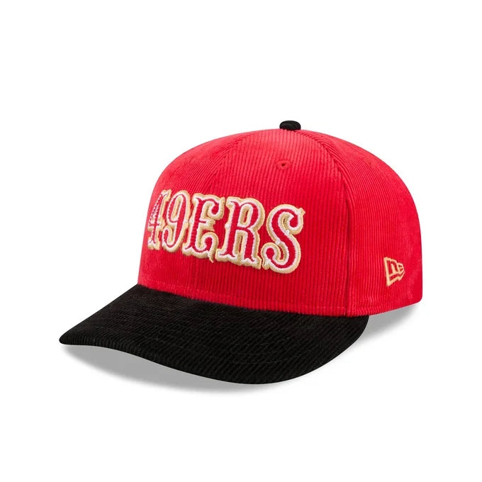 New Era San Francisco 49ers Two Tone Corduroy 9FIFTY Snapback product image 2, provided for visual reference and product