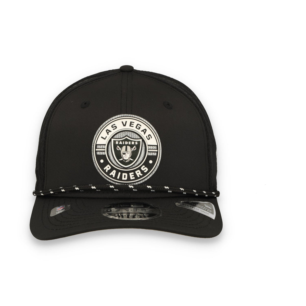 New Era Las Vegas Raiders Game 9SEVENTY Trucker Stretch-Snap Adjustable Hat product image 3, provided for visual reference