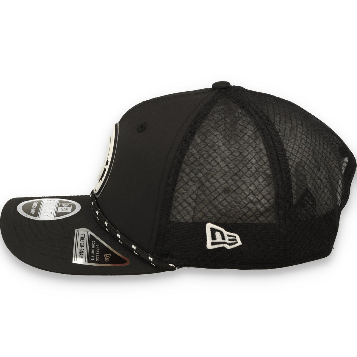 New Era Las Vegas Raiders Game 9SEVENTY Trucker Stretch-Snap Adjustable Hat product image 4, provided for visual reference