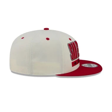 New Era San Francisco 49ers Classic Stacked Chrome 9FIFTY Snapback Hat product image 5, provided for visual reference and