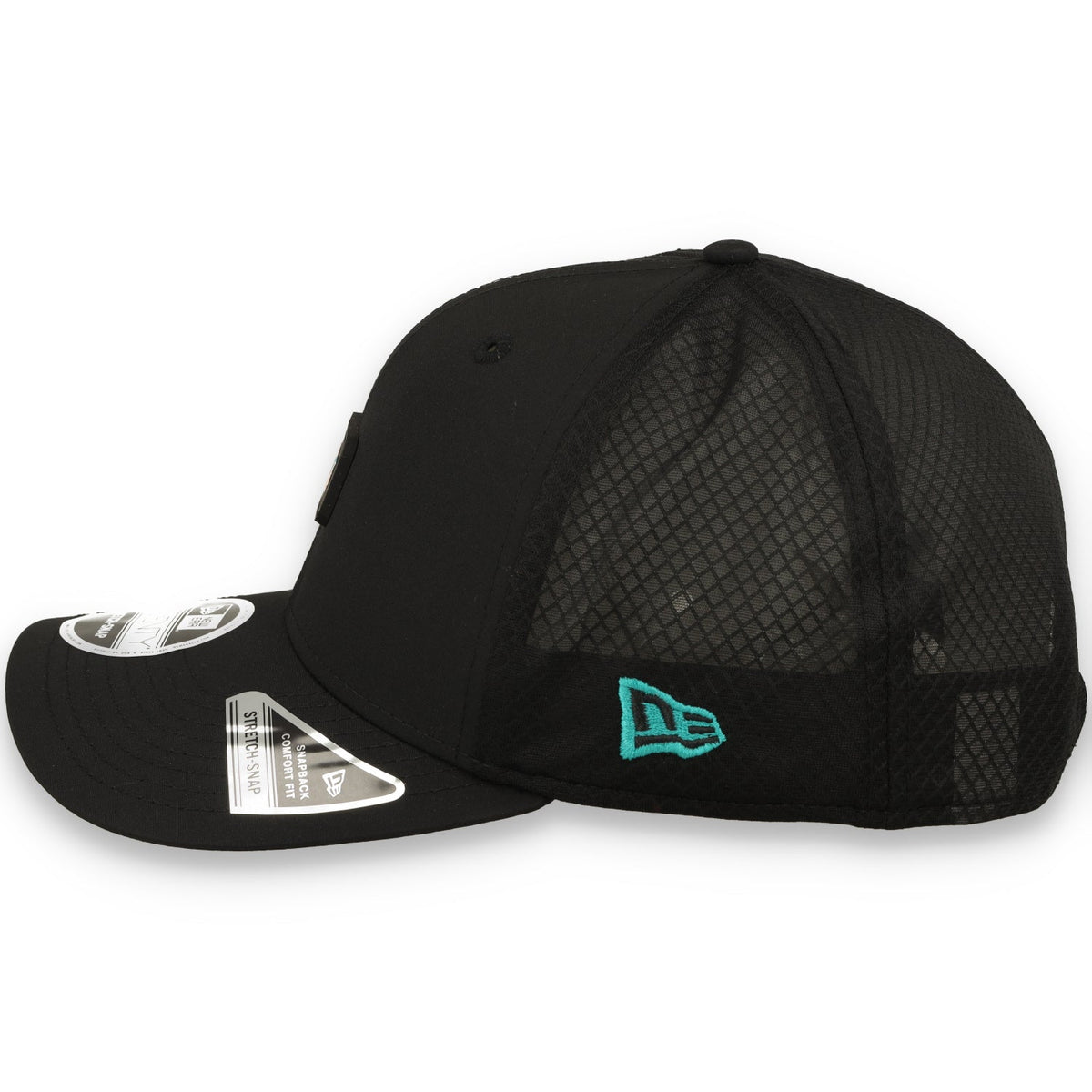 New Era Miami Dolphins Micro Badge 9SEVENTY Adjustable Hat-Black product image 4, provided for visual reference and product