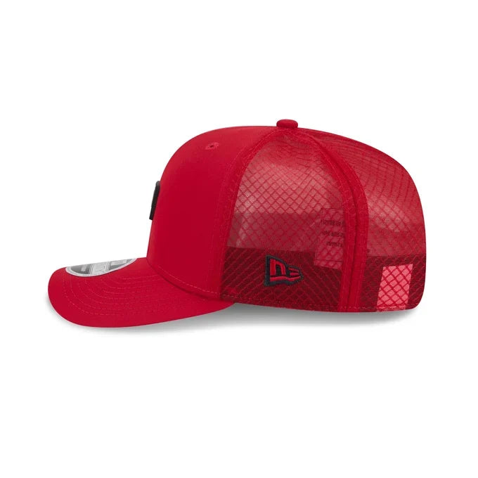 New Era San Francisco 49ers Mini Badge 9SEVENTY Trucker Snapback product image 4, provided for visual reference and product