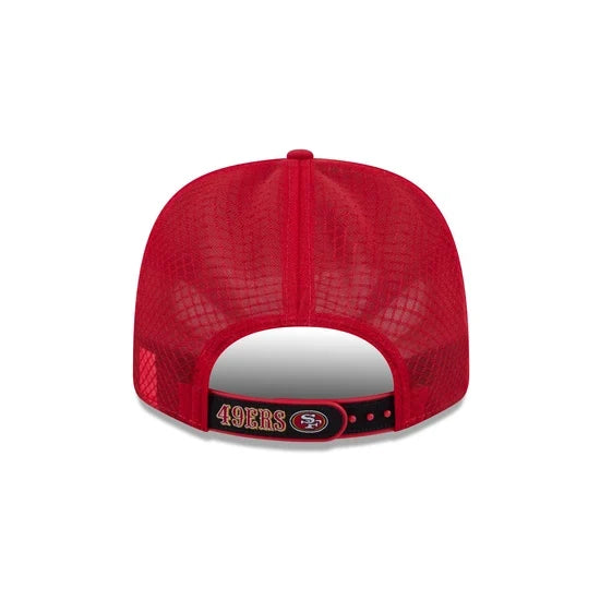 New Era San Francisco 49ers Mini Badge 9SEVENTY Trucker Snapback product image 6, provided for visual reference and product