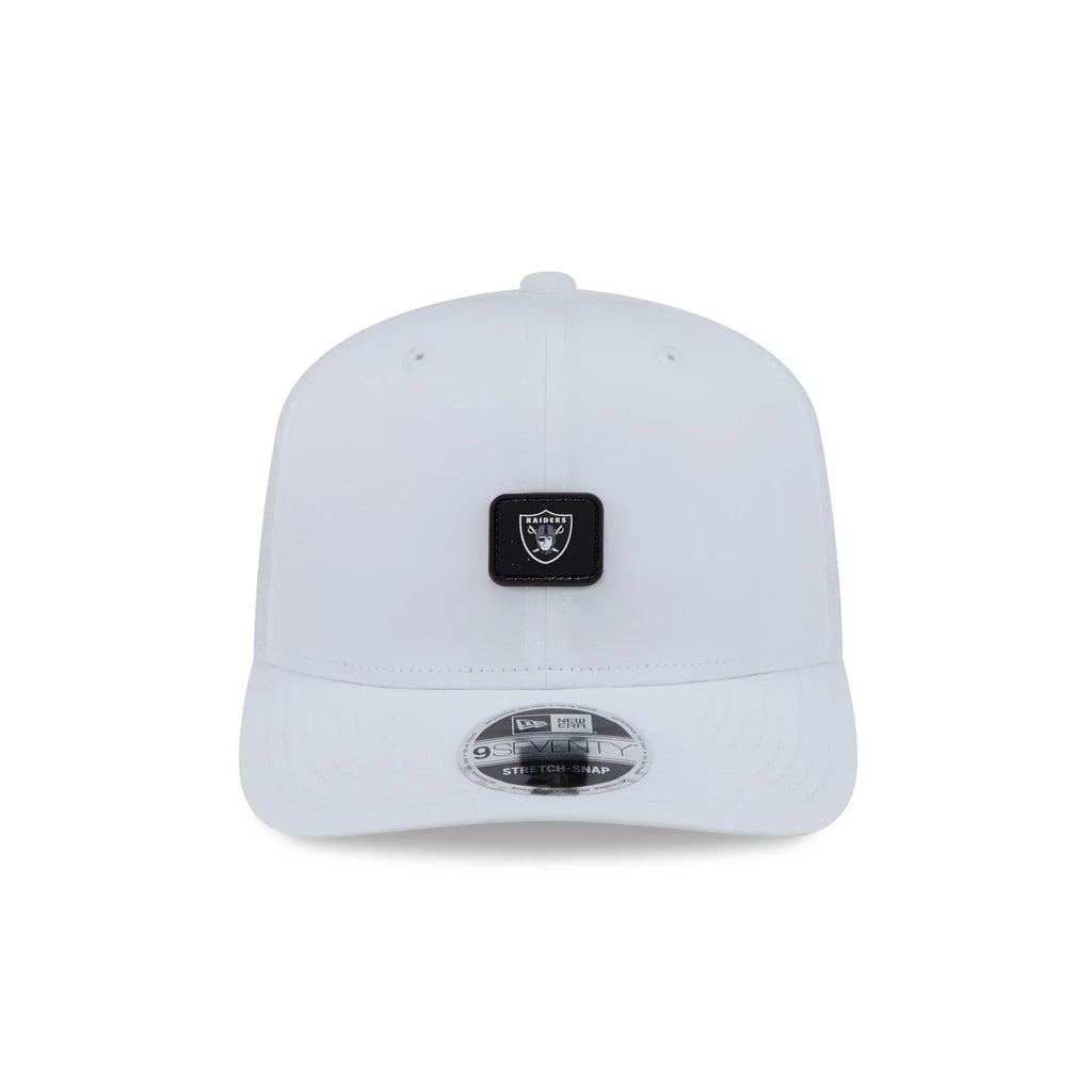 New Era Las Vegas Raiders Micro Badge 9SEVENTY Adjustable Hat-White product image 3, provided for visual reference and