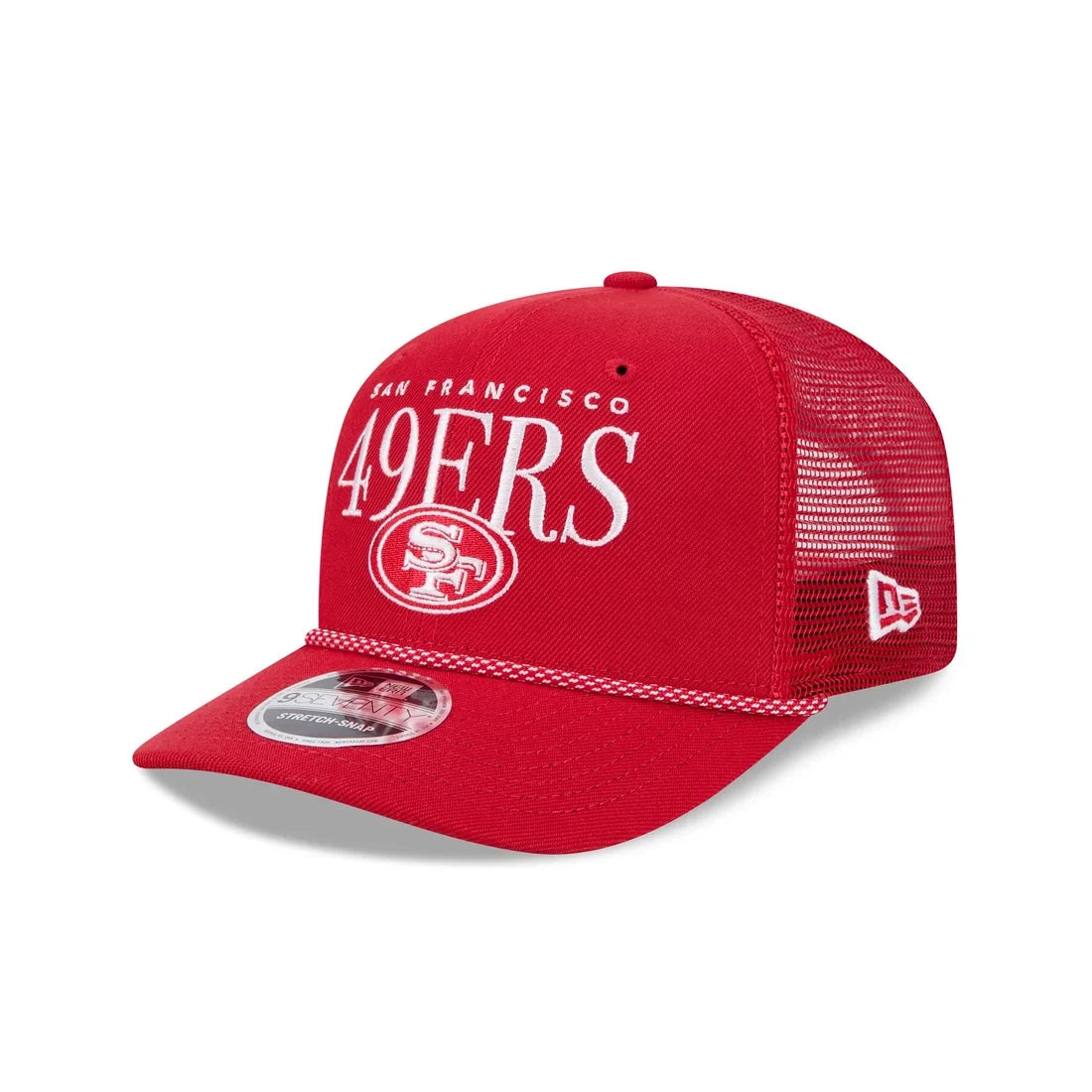 New Era San Francisco 49ers Tonal 9SEVENTY Trucker Hat product image 2, provided for visual reference and product detail