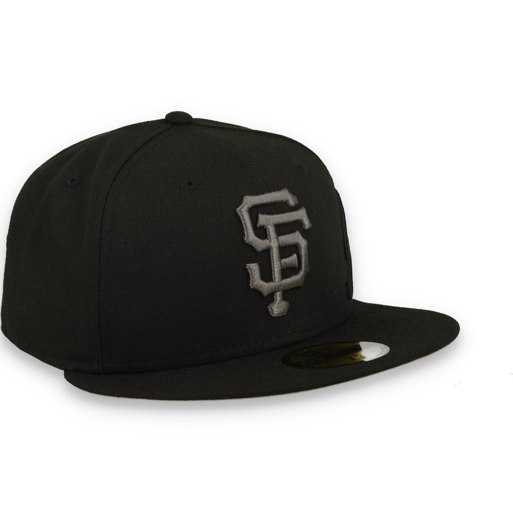 New Era San Francisco Giants Side Script 59FIFTY Fitted Hat - Black product image 2, provided for visual reference and