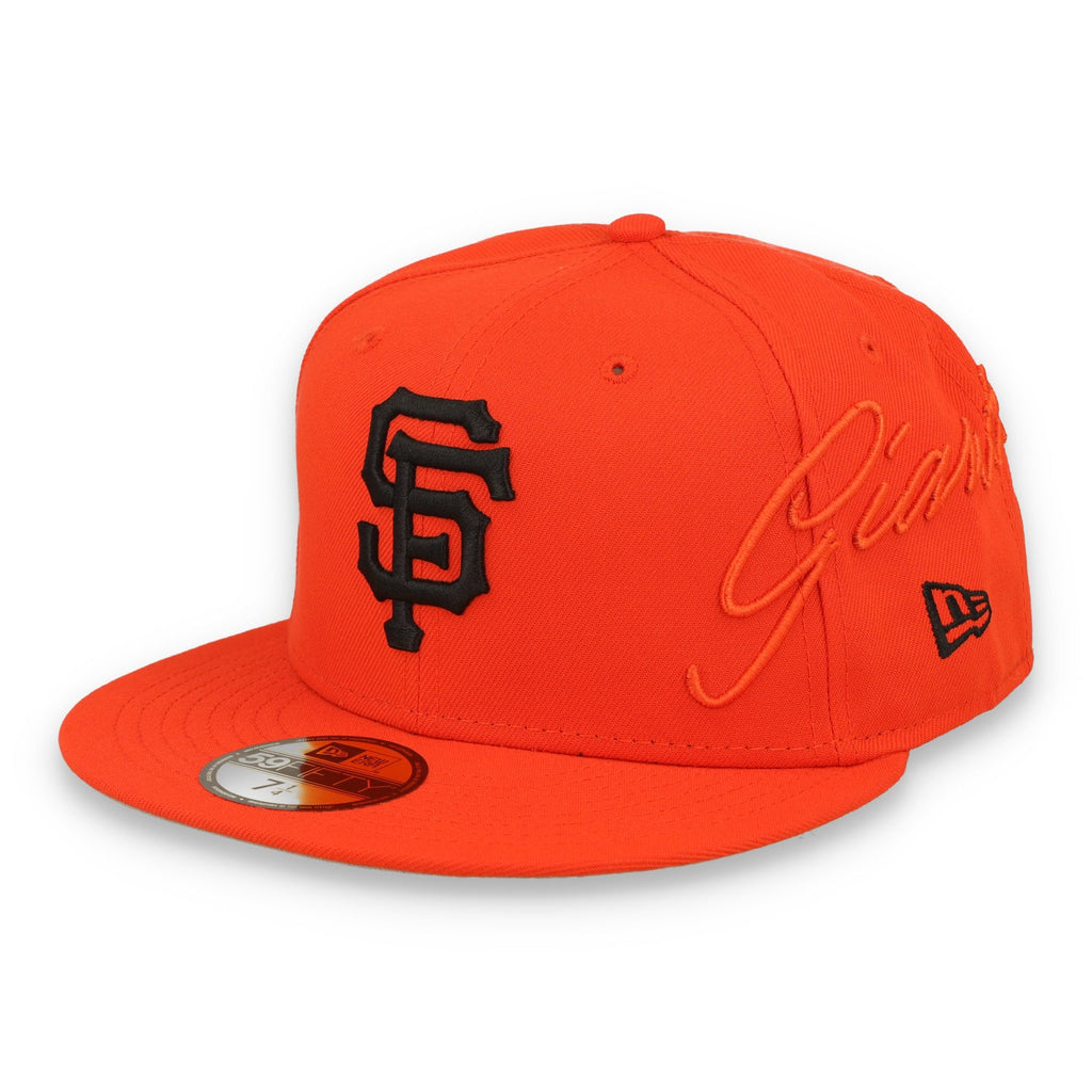 New Era San Francisco Giants Side Script 59FIFTY Fitted Hat - OTC product image 1, provided for visual reference and product