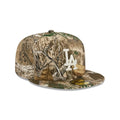 New Era Los Angeles Dodgers RealTree 59Fifty Fitted Hat product image 1, provided for visual reference and product detail