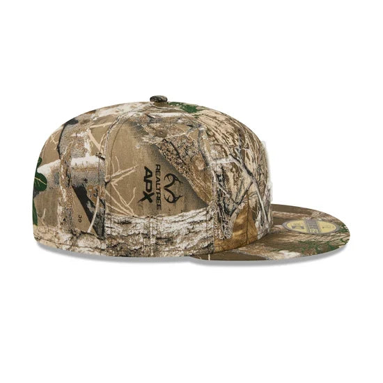 New Era Los Angeles Dodgers RealTree 59Fifty Fitted Hat product image 4, provided for visual reference and product detail