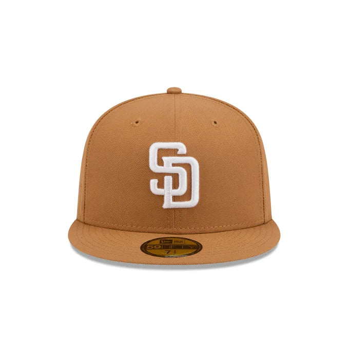 New Era San Diego Padres Basic 59FIFTY Fitted Hat - Bronze product image 3, provided for visual reference and product detail