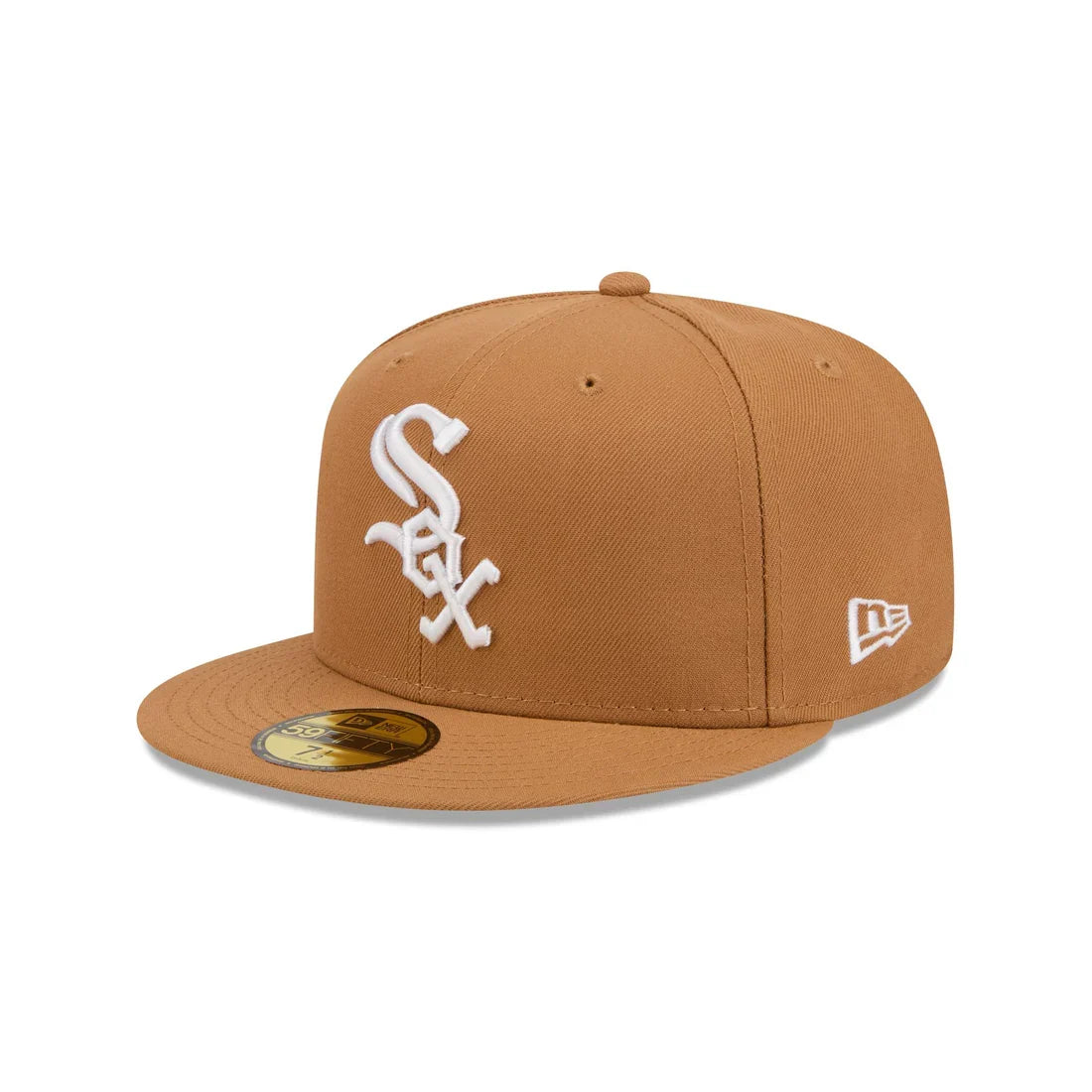 New Era Chicago White Basic 59FIFTY Fitted Hat-Bronze product image 2, provided for visual reference and product detail
