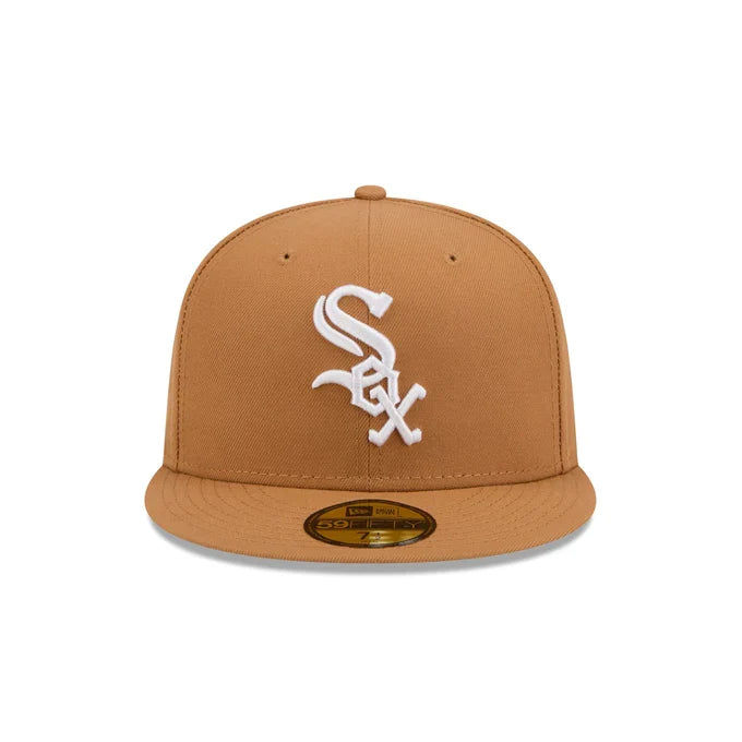 New Era Chicago White Basic 59FIFTY Fitted Hat-Bronze product image 3, provided for visual reference and product detail