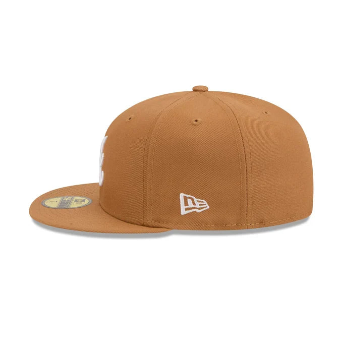 New Era Atlanta Braves Basic 59FIFTY Fitted Hat-Bronze product image 4, provided for visual reference and product detail