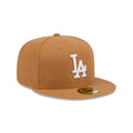 New Era Los Angeles Dodgers Basic 59FIFTY Fitted Hat - Bronze product image 1, provided for visual reference and product