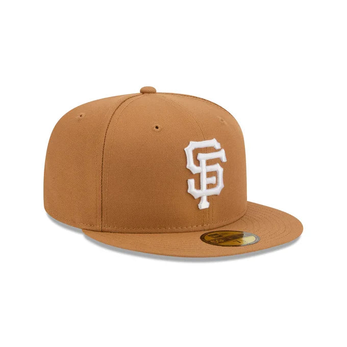 New Era San Francisco Giants Basic 59FIFTY Fitted Hat - Bronze product image 1, provided for visual reference and product