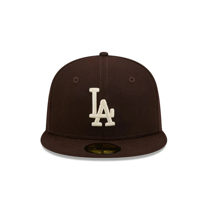 New Era Los Angeles Basic Dodgers 59FIFTY Fitted Hat - Brown product image 3, provided for visual reference and product
