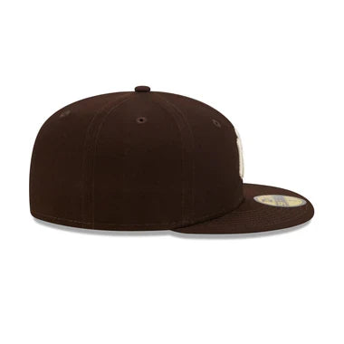 New Era New York Yankees Basic 59FIFTY Fitted Hat - Brown product image 5, provided for visual reference and product detail