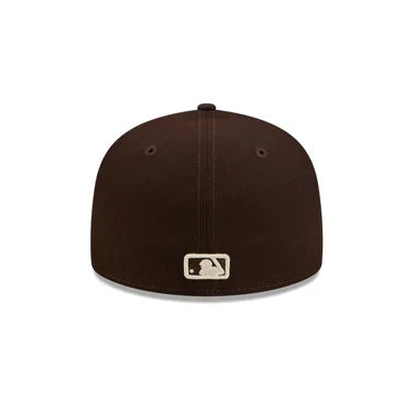 New Era Atlanta Basic Braves 59FIFTY Fitted Hat-Brown product image 5, provided for visual reference and product detail