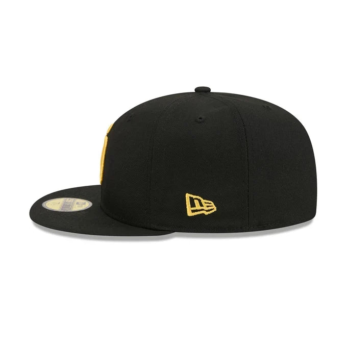 New Era San Diego Padres Black Basic 59FIFTY Fitted product image 4, provided for visual reference and product detail review