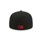 New Era Los Angeles Angels Black Basic 59FIFTY Fitted - Black/Red product image 6, provided for visual reference and product