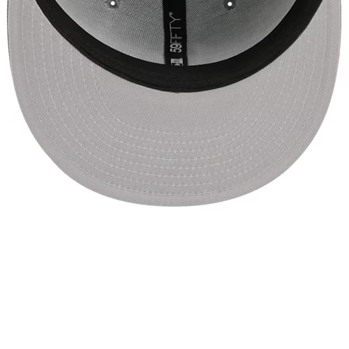 New Era Chicago White Sox Basic Color 59Fifty Fitted Hat-GRAY product image 7, provided for visual reference and product