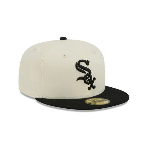 New Era Chicago White Sox 59Fifty - Egg/Black product image 2, provided for visual reference and product detail review