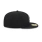 New Era San Diego Padres 59FIFTY Fitted Hat - BLK/WHITE product image 5, provided for visual reference and product detail