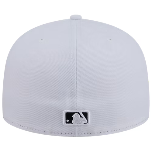 New Era New York Yankees 59FIFTY Fitted Hat - White/Black product image 4, provided for visual reference and product detail