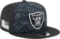 New Era Las Vegas Raiders 2026 Salute to Service 9FIFTY Snapback Hat product image 1, provided for visual reference and