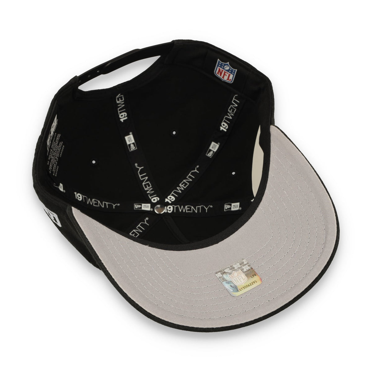 New Era San Francisco 49ers Est. 1946 19Twenty Pre-Curved Adjustable Hat - Black product image 7, provided for visual