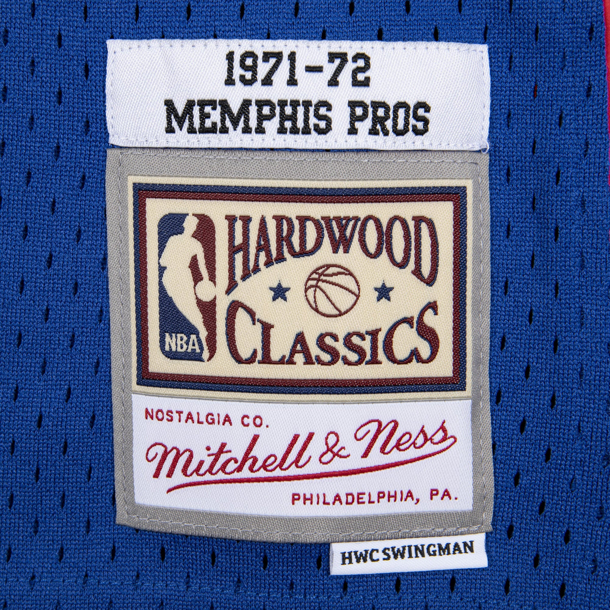 Memphis Pros 1971-72 Swingman Jersey product image 4, provided for visual reference and product detail review