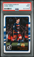 2016-17 Panini Donruss #29 Lionel Messi Psa 9 product image 1, provided for visual reference and product detail review