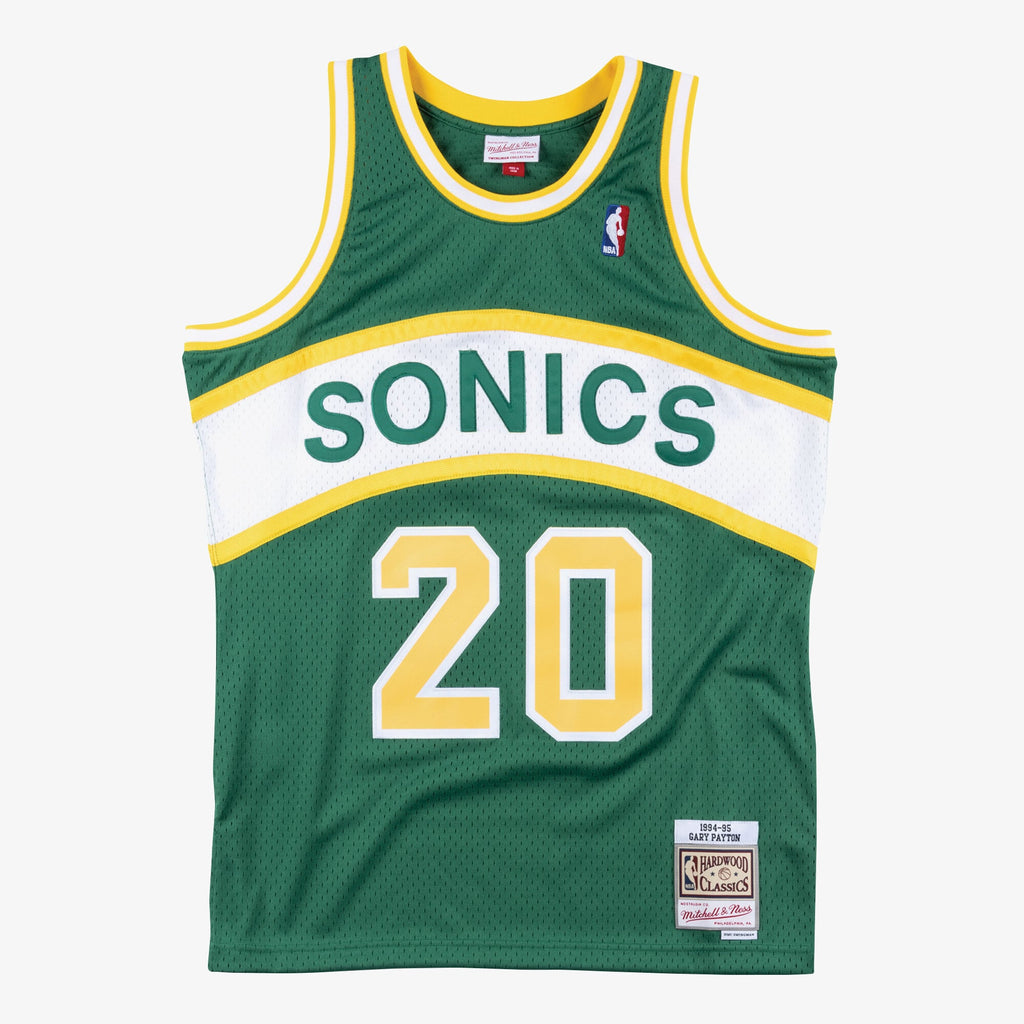 Gary Payton Seattle Supersonics 1994 Swingman Road Jersey product image 2, provided for visual reference and product detail