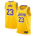 LeBron James Los Angeles Lakers Swingman Icon Jersey - Gold - Youth product image 1, provided for visual reference and