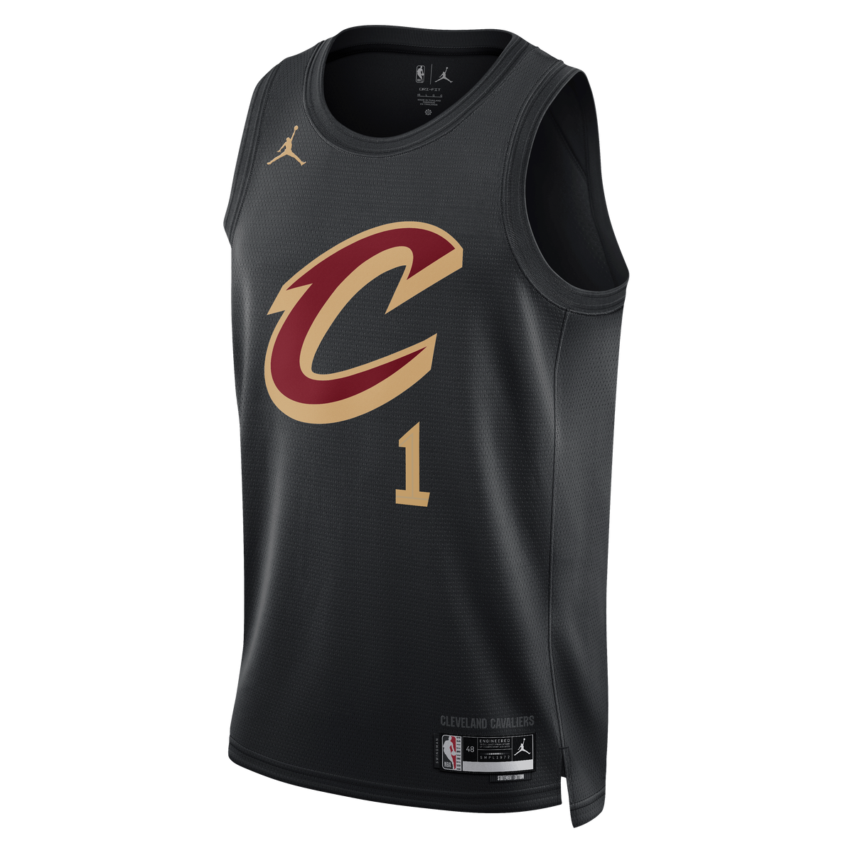 James Harden Cleveland Cavaliers Statement Edition Swingman Jersey - Black - Unisex product image 3, provided for visual